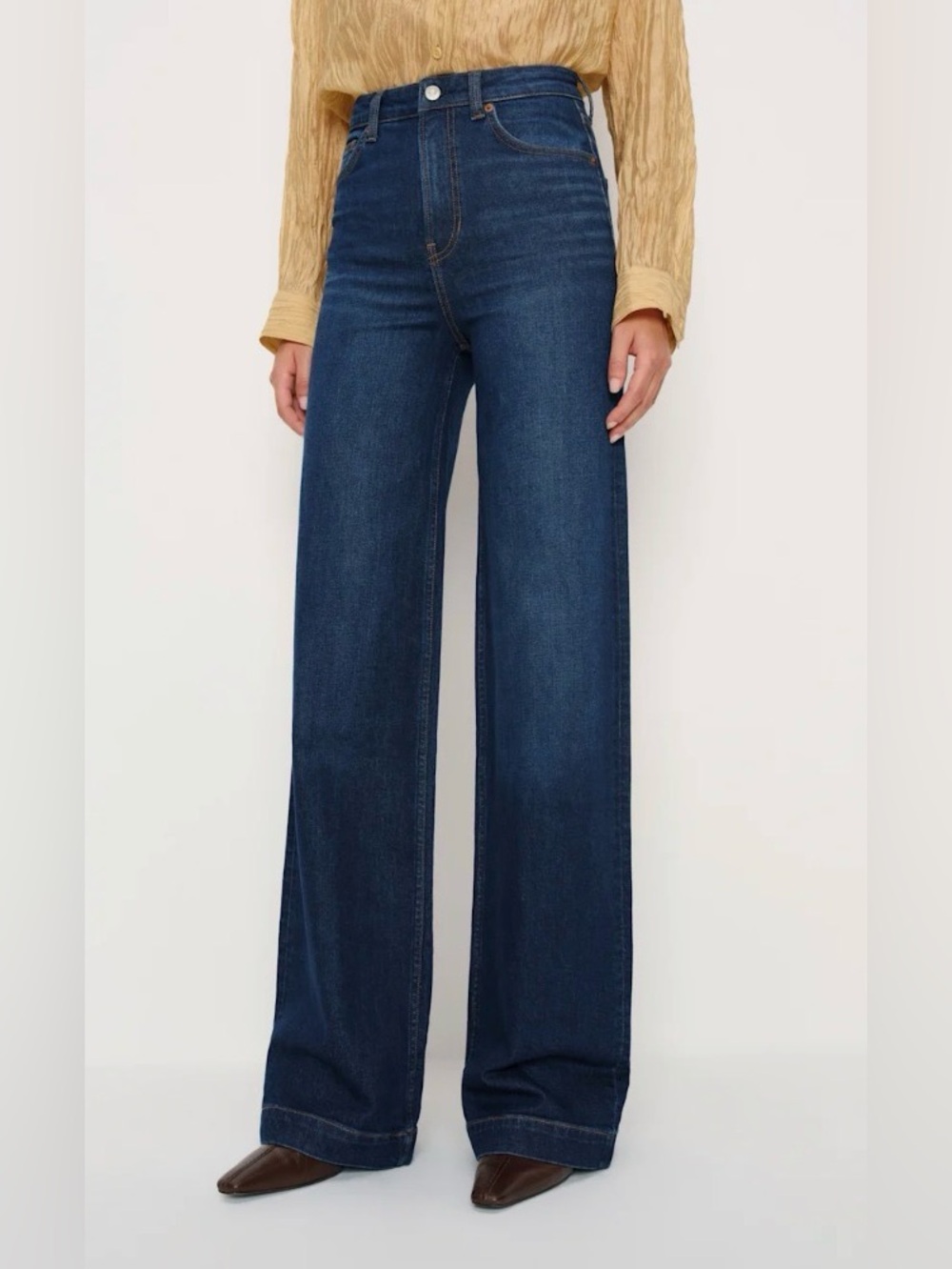 Reformation Bex Super Stretch High Rise Wide Leg Jeans (NWOT) - Picture 2 of 6